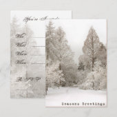 Weihnachtskarten Party Einladungen (Vorne/Hinten)