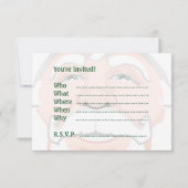 Weihnachtskarten-Party Einladungen (Rückseite)