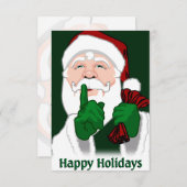 Weihnachtskarten-Party Einladungen (Vorne/Hinten)