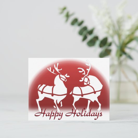 Weihnachtskarten Party Einladungen (Stehend Vorderseite)