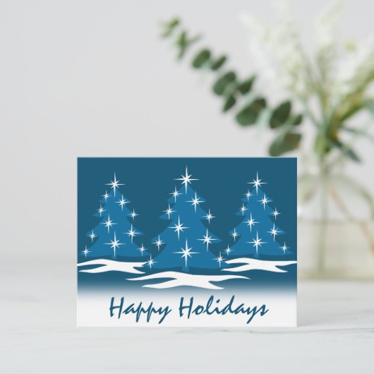 Weihnachtskarten Party Einladungen (Stehend Vorderseite)