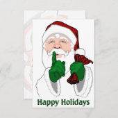 Weihnachtskarten-Party Einladungen (Vorne/Hinten)