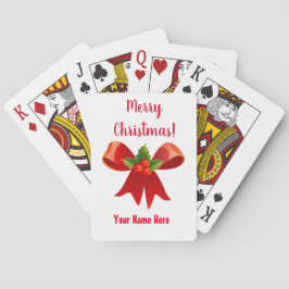 Weihnachtskarten Personalisiert Spielkarten