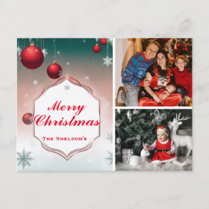 Weihnachtskarten, Personalisiertes Foto Postkarte