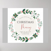 Weihnachtskarten Poster (Vorne)