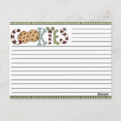 Weihnachtskarten Postkarte (Rückseite)