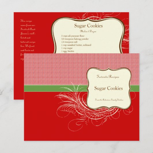 Weihnachtskarten Postkarte (Vorne/Hinten)