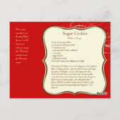 Weihnachtskarten Postkarte (Rückseite)