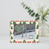 Weihnachtskarten Postkarte (Stehend Vorderseite)