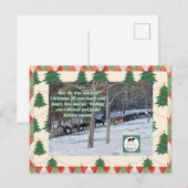 Weihnachtskarten Postkarte (Vorne/Hinten)