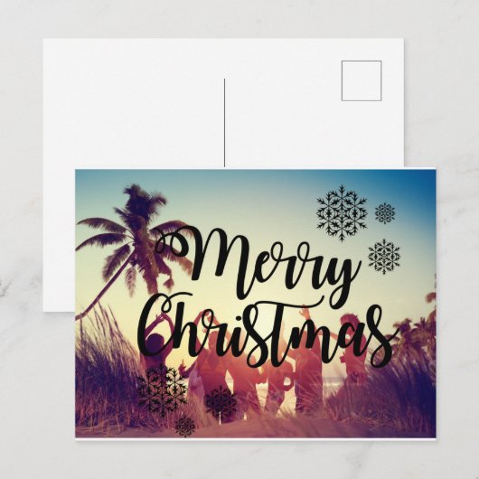 Weihnachtskarten Postkarte (Vorne/Hinten)