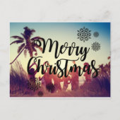 Weihnachtskarten Postkarte (Vorderseite)