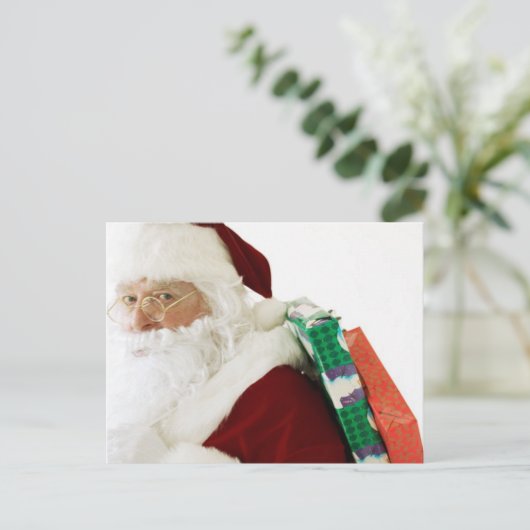 Weihnachtskarten, Postkarten, Aufkleber Feiertagspostkarte (Stehend Vorderseite)