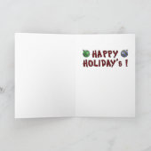 Weihnachtskarten: Privatsphäre Bitte Feiertagskarte (Innenseite)