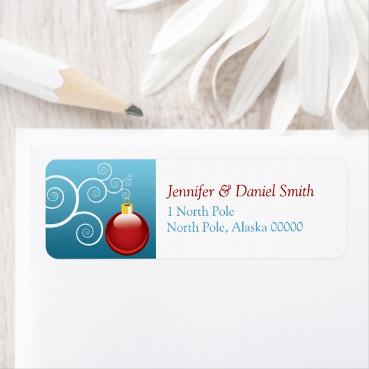 Weihnachtskarten-Rücksendeadresse (Insitu)