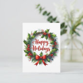 Weihnachtskarten-Sammlung für Feiertage Gre Postkarte (Stehend Vorderseite)