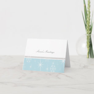 Weihnachtskarten Snowflake Feiertagskarte