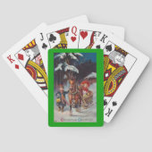 Weihnachtskarten Spielkarten (Rückseite)