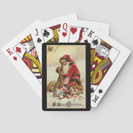 Weihnachtskarten Spielkarten (Rückseite)