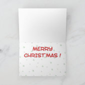 Weihnachtskarten: Stau Feiertagskarte (Innenseite)