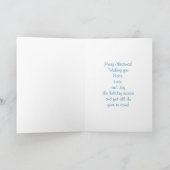 Weihnachtskarten-Stern-Engel Feiertagskarte (Innenseite)