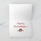 Weihnachtskarten: Tarnkappenziel Feiertagskarte (Innenseite)