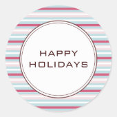 Weihnachtskarten-Umschlag Aufkleber (Vorderseite)