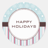 Weihnachtskarten-Umschlag Aufkleber (Vorderseite)