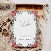 Weihnachtskarten und Geschenke Einladung