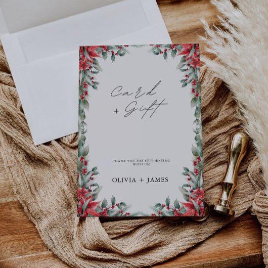 Weihnachtskarten und Geschenke Einladung