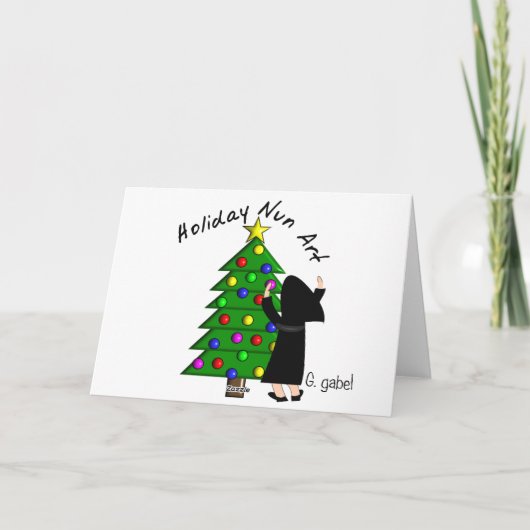 Weihnachtskarten und Geschenke Feiertagskarte (Rückseite)