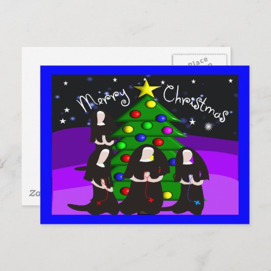 Weihnachtskarten und Geschenke Feiertagspostkarte (Vorne/Hinten)