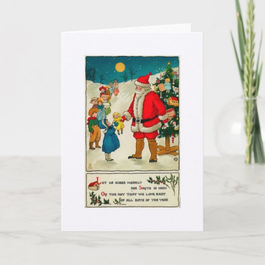 Weihnachtskarten und Kinderweihnachtskarten Feiertagskarte (Vorderseite)