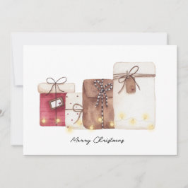 Weihnachtskarten und Lichter Einladung