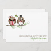 Weihnachtskarten und Weihnachtskarten Feiertagskarte (Vorne/Hinten)