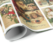 Weihnachtskarten Vintage Karten Weihnachtsfeier Geschenkpapier (Rolleneckpunkt)