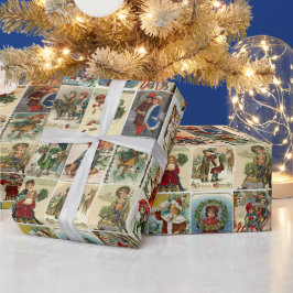 Weihnachtskarten Vintage Karten Weihnachtsfeier Geschenkpapier
