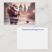 Weihnachtskarten von Helsinki Mitteilungskarte (Vorne/Hinten)