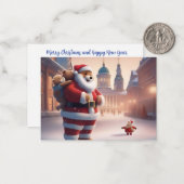 Weihnachtskarten von Helsinki Mitteilungskarte (Vorderseite/Rückseite Beispiel)