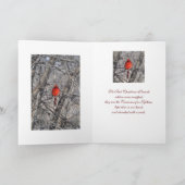 Weihnachtskarten von Janz Kardinal Feiertagskarte (Innenseite)