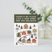 Weihnachtskarten von Realtor Postkarte (Stehend Vorderseite)
