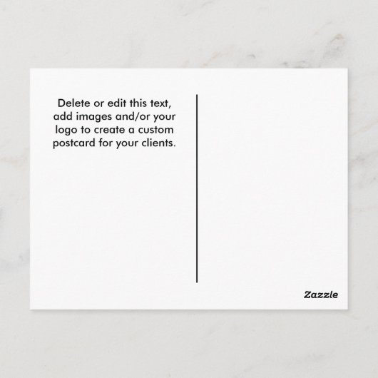 Weihnachtskarten von Realtor Postkarte (Rückseite)