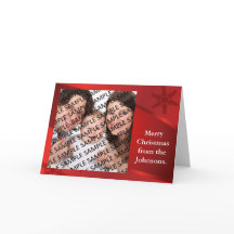 Weihnachtskarten-Vorlage