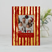 Weihnachtskarten Vorlagen Familie 2 Fotos (Stehend vorne)