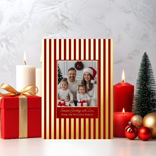 Weihnachtskarten Vorlagen Familie 2 Fotos