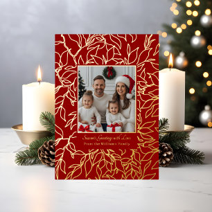 Weihnachtskarten Vorlagen Familie 2 Fotos
