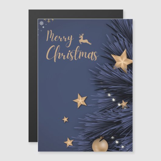 Weihnachtskarten - Weihnachtskarte Magnetkarte (Vorne/Hinten)