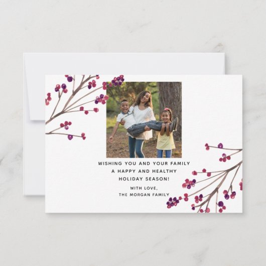 Weihnachtskarten Weihnachtskarten Dankeskarte (Rückseite)