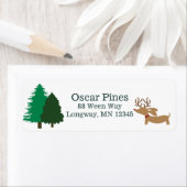 Weihnachtskartenadressen zum Thema Dackel (Insitu)