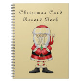 Weihnachtskartenbuch Notizblock (Vorderseite)